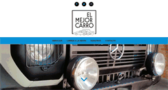 Desktop Screenshot of elmejorcarro.com