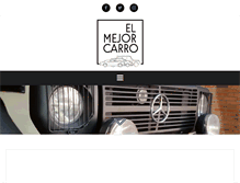 Tablet Screenshot of elmejorcarro.com